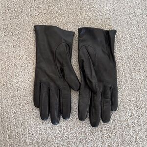 Nordstrom Black Leather Gloves